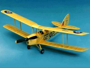 DH82 Tiger Moth F/F 23" apertura alare modello aereo radiocomandato piani e modelli stampati - Foto 1 di 2
