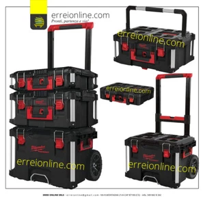 MILWAUKEE trolley sistema modulare PACKOUT Box componibile cassetta portautensil - Foto 1 di 8