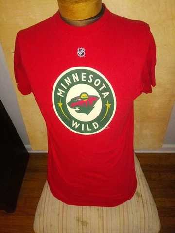 Minnesota Wild #11 Zach Parise Reebok Red M T-Shirt Cover