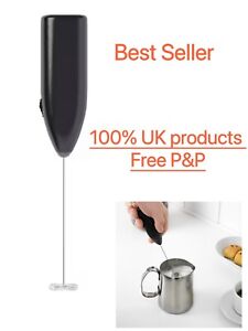 Milk Frother Whisk IKEA Black Coffee Latte Hot Chocolate  100% UK stock Free P&P