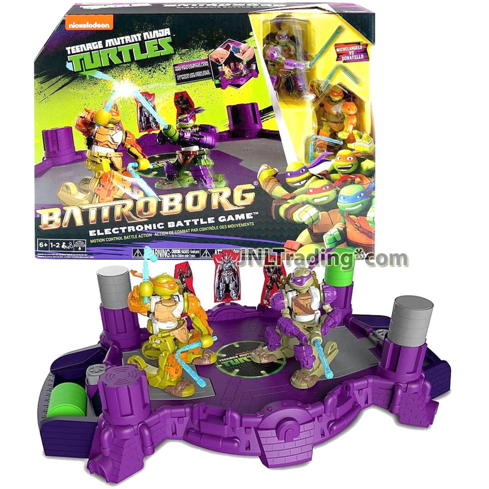 Año 2014 TMNT BATTROBORG Juego de Batalla Electrónico con Miguel Ángel y Donatello Foto 1 de 1