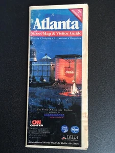 ATLANTA STRASSENKARTE UND BESUCHERFÜHRER 1997 - 2 VERFÜGBAR - Bild 1 von 8