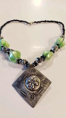 Collar marroquí plata níquel Foto 1 de 3