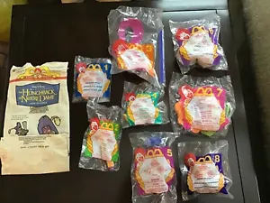 1996 juguete McDonald's Happy Meal conjunto completo de 8 El jorobado de Notre Dame nuevo en paquete - Imagen 1 de 5