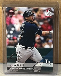 2018 TOPPS NOW PLATINUM ALL-STAR GAME #AS-10 WILSON RAMOS TAMPA BAY RAYS - Picture 1 of 2