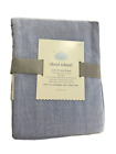Blue Cloud Island Fitted Crib Sheet - 90% Cotton 10% polyester - 28in x 52in 14z