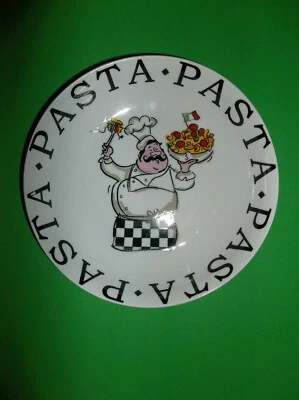 Chef Elect Large 12" Pasta Bowl - Italian Chef Theme - New! - Image 1 of 2