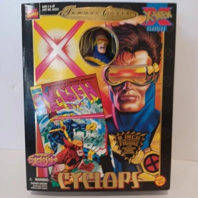 Toybiz Marvel Comics 1998 cubiertas famosas Cyclops X-Men clásicos Mego nuevo sellado Foto 1 de 4