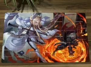 YuGiOh Playmat Dogmatika Ecclesia Vs Albaz CCG TCG Mat Trading Card Game Mat Pad - Picture 1 of 5