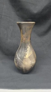 Raku pottery vase by Phil Chapman Primitive Ash Glaze  - Picture 1 of 22