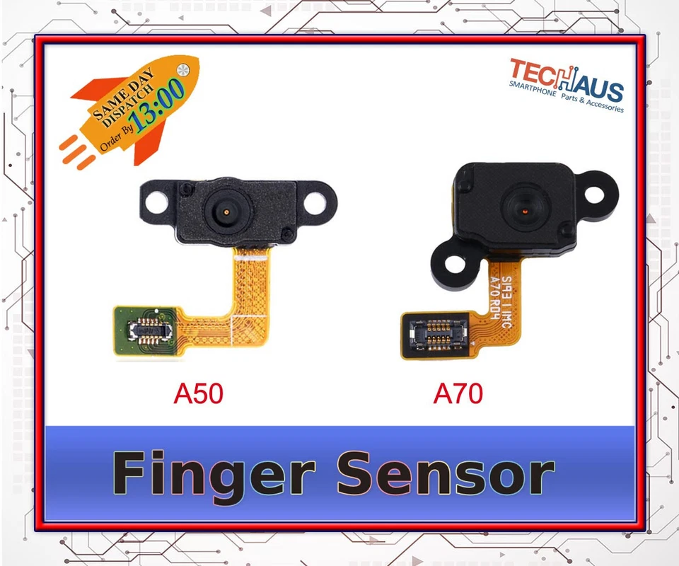 Original Finger Print Sensor Module für Samsung Galaxy A50 / A70 Fingerabdruck - Bild 1 von 1