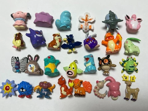 Pokemon chibi poke house figure Lot of 28 Japan import 1 JUNK tomy Cover