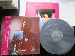 Jesse Johnson Every Shade of Love Japan Promo Vinyl LP OBI C28Y 3237 Time Prince - Picture 1 of 11