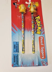 Vintage 1999 Pokemon Psyduck & Dragonite Pencil Toppers Sealed New - Picture 1 of 4