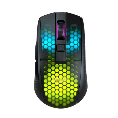 ROCCAT Burst Pro Air Wireless Gaming Mouse, 2.4GHz/Bluetooth, Black, Optical Swi - Image 1 of 4