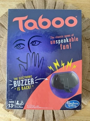 Taboo Classic Game of Unspeakable Fun! Electronic Buzzer 2016 Version-NEW/SEALED - Image 1 of 4