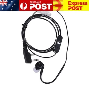 AU* Earpiece Headset Noise Cancellation Black for BAOFENG Retevis Radios - Zdjęcie 1 z 8
