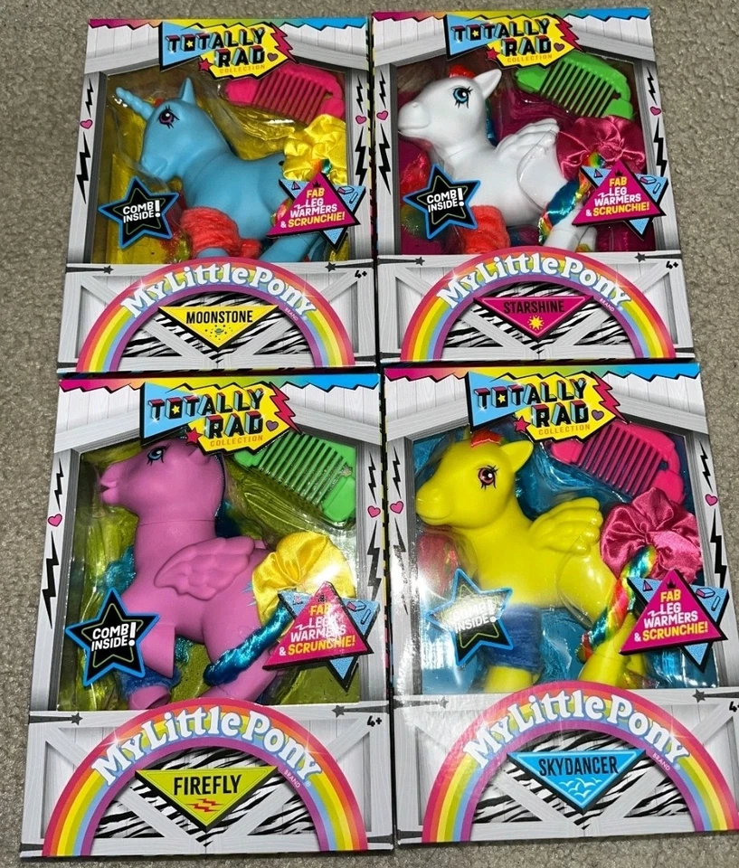 2025 My Little Pony Totally Rad Basic Fun Starshine Skydancer Moonstone Set of 4 - Image 1 of 1