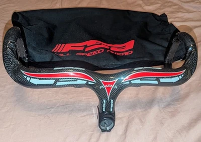 NEAR NEW FSA CARBON PLASMA INTEGRATED STEM / HANDLEBAR COMBO 400 MM/ 100 MM - Image 1 of 4