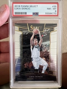 2018-19 Panini Select Luka Doncic Rc Psa 8 - Picture 1 of 2