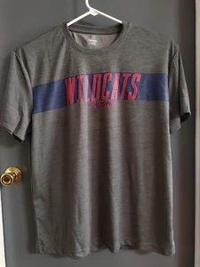 Arizona Wildcats Short Sleeve T-Shirt Men's 3XL XXXL Gray Red Blue Logo Front - Picture 1 of 9