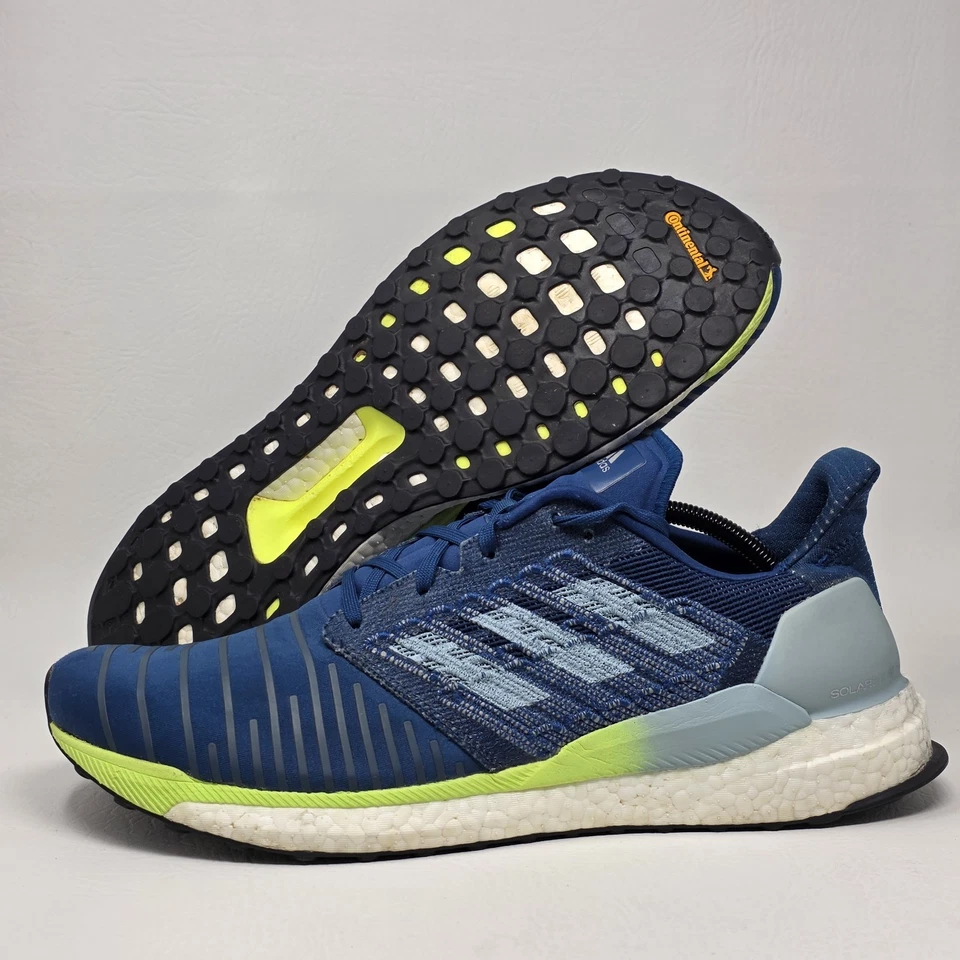 Adidas Solar Boost Trail Running Shoes Legend Marine Blue B96286 Men's Size 13 - Image 1 of 4