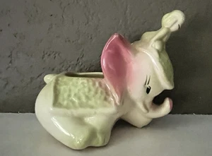 HULL POTTERY (OH 1905-85) GIRL RIDING CIRCUS ELEPHANT PLANTER - Picture 1 of 6