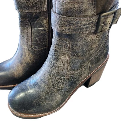 Botas Diba True Para Mujer Western Carbón Marrón Hebilla Locura Caliente Envejecidas Talla 6 Foto 1 de 4