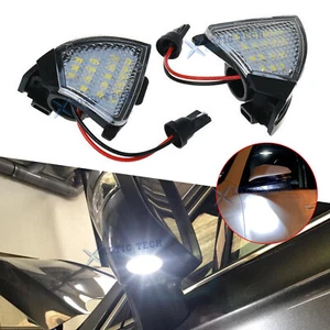 Luz LED de charco de espejo lateral para Volkswagen VW Golf MK5 MKV GTi Passat Jetta Eos - Imagen 1 de 12
