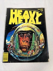 Heavy Metal Magazine June 1977 Issue #3 Adult Fantasy Comic - Picture 1 of 8