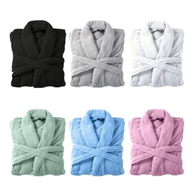 Bademantel flauschig » Saunamantel in Teddy-Plüsch Qualität » leichter/dünner Mo - Bild 1 von 3