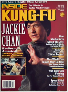 Inside Kung-Fu, Jul 1996, Jackie Chan Re-Born in America!, Mint Condition, Rare - Imagen 1 de 8