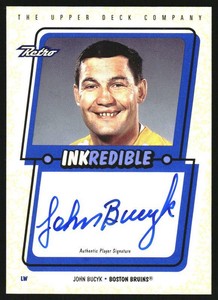 1999-00 Upper Deck Retro Inkredible John Bucyk Autograph Auto