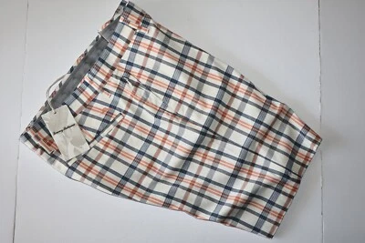 Tommy Bahama Shorts Seaside Plaid Performance Continental Flat 32 Waist - Image 1 of 4