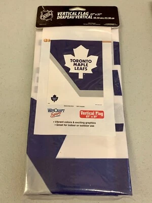 Wincraft Factory Sealed Toronto Maple Leafs 27"x37" Vertical Team Flag Decor NHL - Image 1 of 4