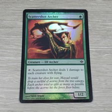 Scattershot Archer FOIL Conflux Green Common MAGIC MTG Lightly Played