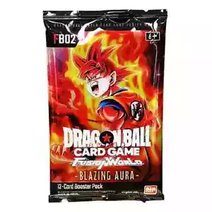 DUE! 2x Bandai Dragon Ball Super Blazing Aura (FB02) Booster Pack gioco sigillato - Foto 1 di 1
