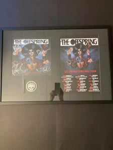 the offspring concert poster and autographed let the bad times roll display - Picture 1 of 6