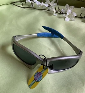 Kids UV 400 Steel Grey And Blue Sports Style Sunglasses For Kids-New - Picture 1 of 4