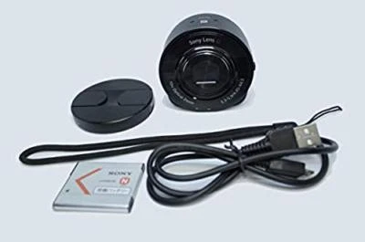 Sony Cyber-shot digital camera lens style camera QX10 black DSC-QX10/B Japan  - Image 1 of 4