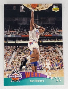 1992-93 Upper Deck Basketball All Star Karl Malone #434 Utah Jazz  NBA HOF - Picture 1 of 2