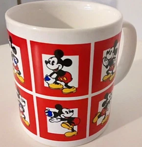 Disney Mickey Mouse- Vintage ceramic mug- 'Baseball' Mickey- Decorative GC - Picture 1 of 3