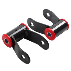 2PCS 1" Rear Shackles Lift Kit For 1988-2018 Chevy Silverado GMC Sierra 1500 US - Picture 1 of 12