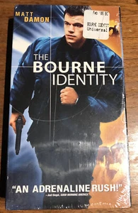 The Bourne Identity (VHS, 2003) New Factory Sealed Matt Damon Action Movie Tape - Picture 1 of 4
