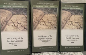 The Great Courses History Of The English Language DVDs 3 Vol Stanford Univ. (a7) - Picture 1 of 7