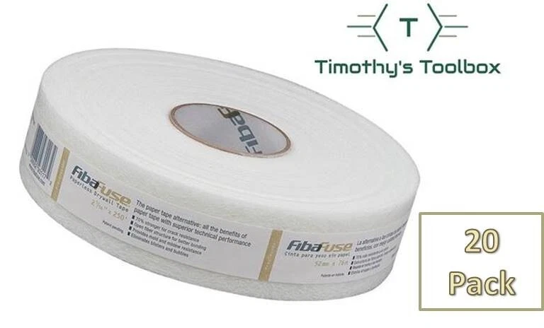 ADFORS FibaFuse 250 Ft. L X 2 In. W Fiberglass White Paperless Drywall Tape