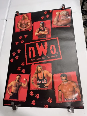 NWO 1999 Poster 22x34” WCW Champion WWE WWF Wrestling Wrestler Hogan Nash Hall Cover