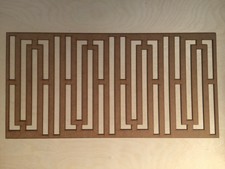 Radiator Cabinet Decorative Screening Radiator Grilles MDF 3mm and 6mm item A5