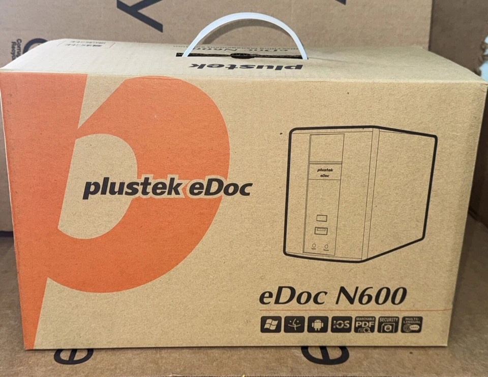 Plustek eDoc N600 Server, Sync / Share / Search Files, Gigabit Ethernet - Image 1 of 4