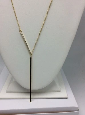 Collar Vince Camuto Oro y Hematita Dos Tonos Y $58 #184 Foto 1 de 4